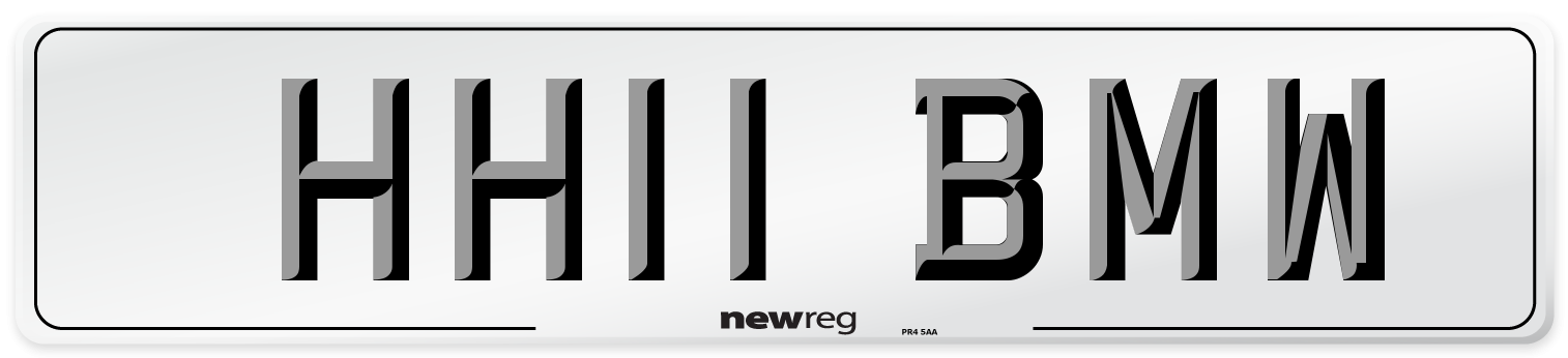 HH11 BMW Number Plate from New Reg